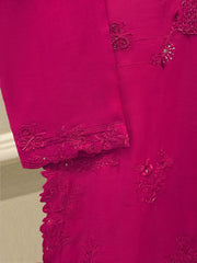 2 Piece - Embroidered Kora  Cotton Suit S115619