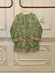 2 Piece - Embroidered Kora Silk Suit S115617