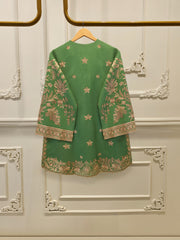 2 Piece - Embroidered Kora Silk Suit S115617
