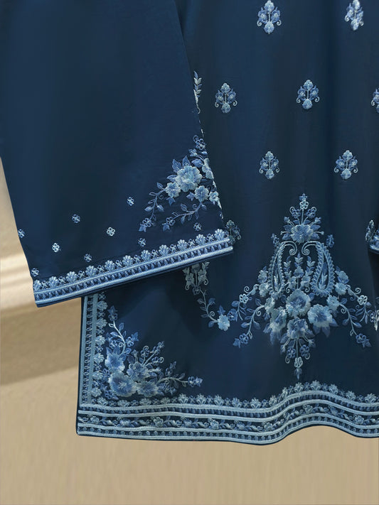 2 Piece - Embroidered Cambric Suit S115589