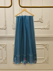 3 Piece - Embroidered Khaddi Silk Suit WS00417