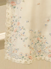 3 Piece- Pure Sheesha Silk Embroidered Suit MTO0005 (Made to Order)