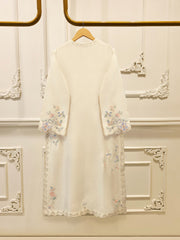 3 Piece- Pure  Sheesha Silk Embroidered Suit S115680