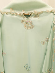 3 Piece - Pure Khaddi Silk Embroidered  Suit S115683