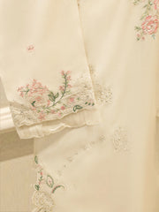 3 Piece - Embroidered Kora Silk Suit WS00418
