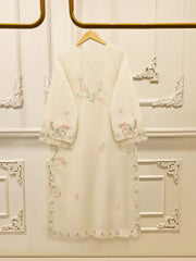 3 Piece - Embroidered Kora Silk Suit WS00418