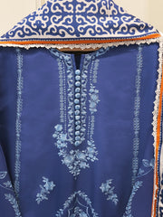 3 Piece- Pure Korean Silk Embroidered Suit S115699