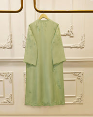 3 Piece- Pure  Sheesha Silk Embroidered Suit S115722