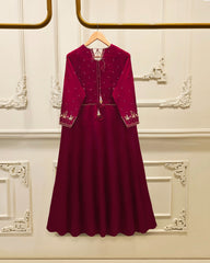 2 Piece- Pure Sheesha Silk Embroidered Suit S115738