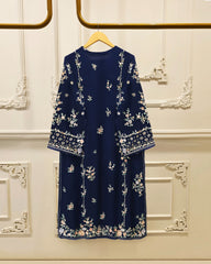 3 Piece - Pure Embroidered Chiffon Suit S115741