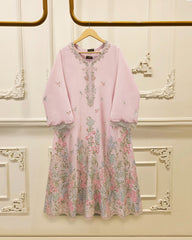 2 Piece- Pure Sheesha Silk Embroidered Suit S115759