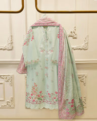 2 Piece - Digital Printed Cambric Suit S115729