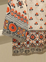 2 Piece- Printed Silk Co-ord Set S111807