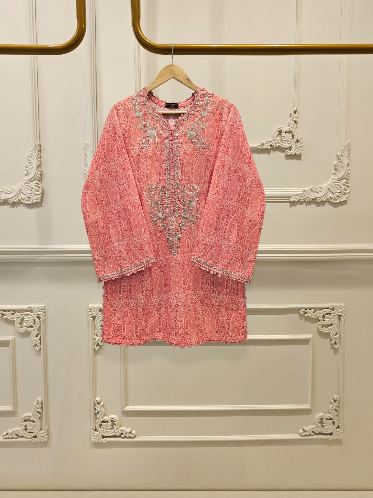 Digital Printed embroidered Lawn Shirt S111859