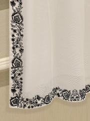 3 Piece - Pure Embroidered Cotton Net Suit S111856