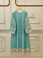 3 Piece- 100% Pure Raw Silk Embroidered Suit S111865