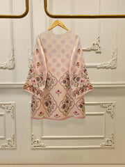 2 Piece- Printed Silk Co-ord Set S111881