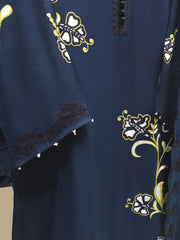3 Piece - Pure Embroidered Cotton Net Suit S111888