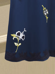 3 Piece - Pure Embroidered Cotton Net Suit S111888