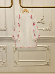 3 Piece - Pure Embroidered Cotton Net Suit S111969