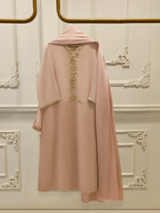 3 Piece - Pure Embroidered Cotton Net Suit S111980