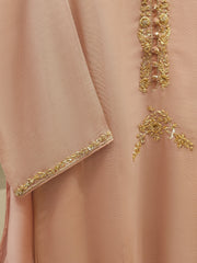 3 Piece - Pure Embroidered Cotton Net Suit S111980