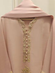 3 Piece - Pure Embroidered Cotton Net Suit S111980