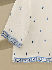 3 Piece - Pure Embroidered Cotton Net Suit S112000