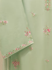 3 Piece- Pure Korean Silk Embroidered Suit S112001