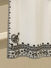 2 Piece- Pure Korean Silk Embroidered Suit S112024