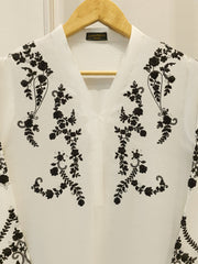 2 Piece- Pure Korean Silk Embroidered Suit S112024