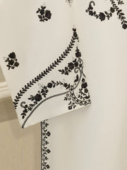 2 Piece- Pure Korean Silk Embroidered Suit S112024