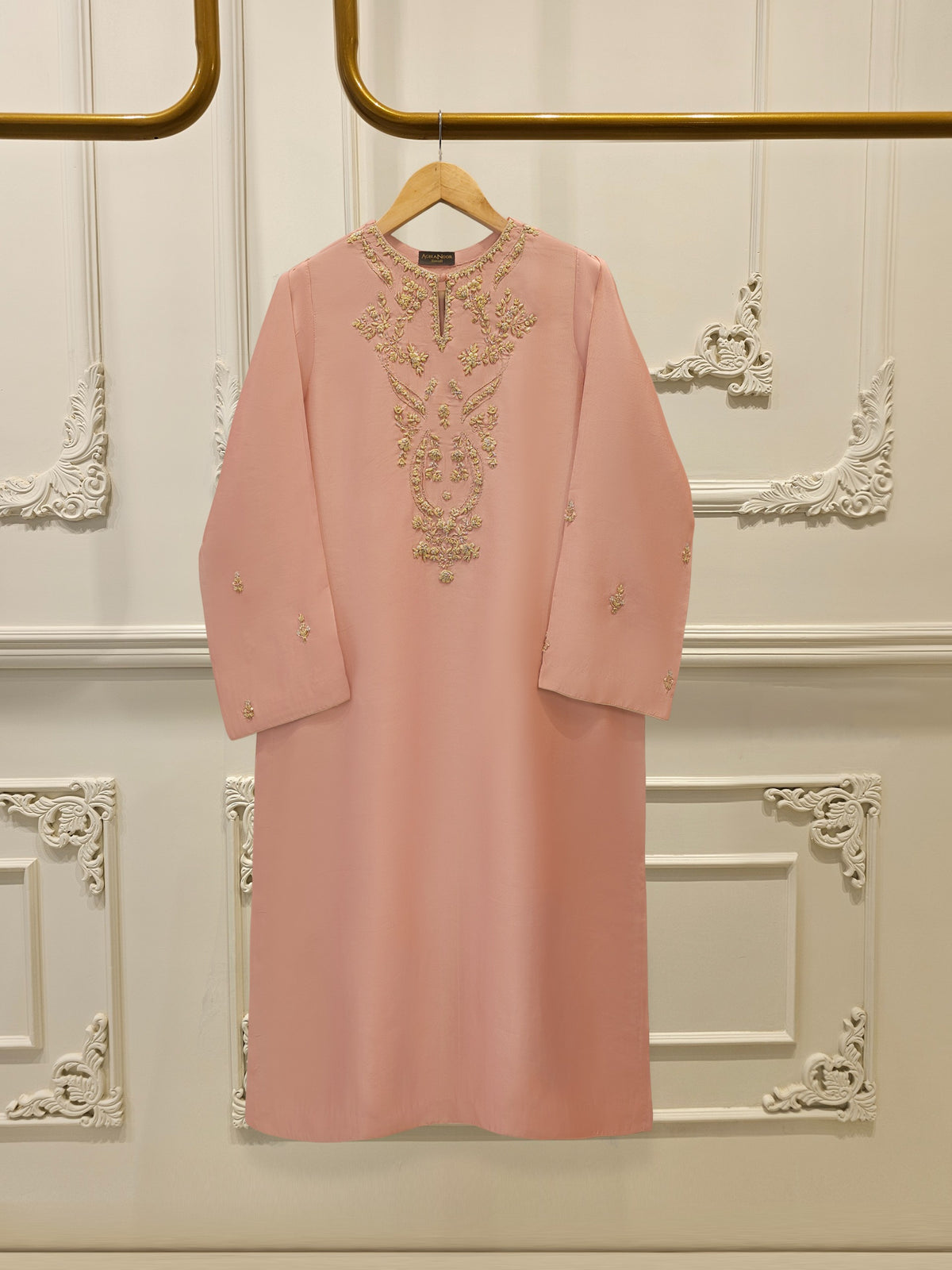 2 Piece-  Pure Embroidered Sheesha Silk Suit S112027