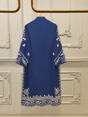 3 Piece - Pure Embroidered Cotton Net Suit S112025