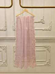 3 Piece- Pure Khadi Silk Embroidered Suit S112019