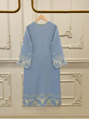 3 Piece - Pure Embroidered Cotton Net Suit S112014
