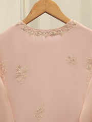 3 Piece - Pure Chiffon Embroidered Suit S112034