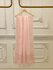 3 Piece - Pure Chiffon Embroidered Suit S112034