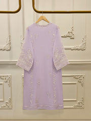 3 Piece - Pure Chiffon Embroidered Suit S112023