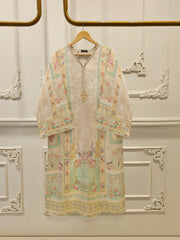 2 Piece - Pure Embroidered Charmeuse Silk Suit S112073