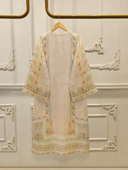 2 Piece - Pure Embroidered Charmeuse Silk Suit S112073