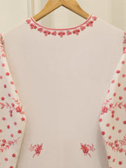 2 Piece-  Korean Silk Embroidered Suit S112090