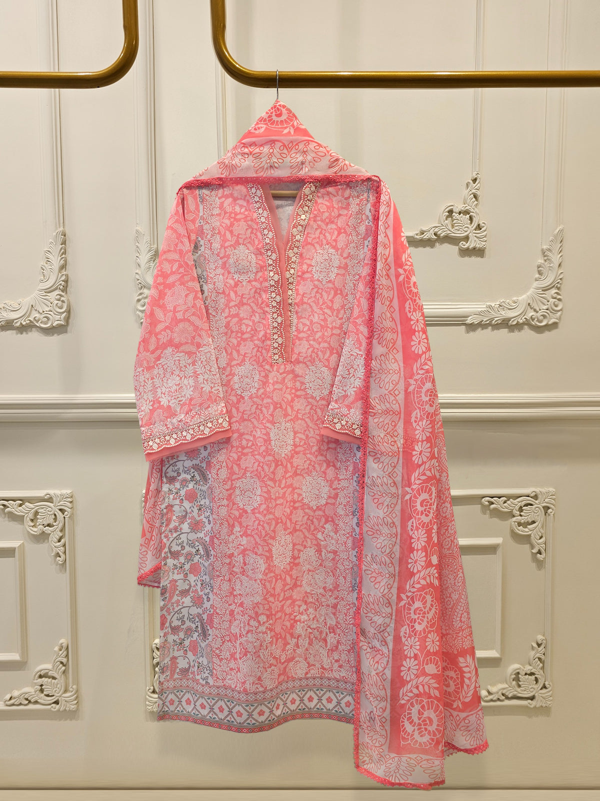 2 Piece - Digital Printed Embroidered Lawn Suit S112080