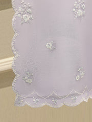 3 Piece - Pure Embroidered Organza Suit S112055