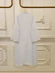 3 Piece - Pure Embroidered Cotton Net Suit S112081