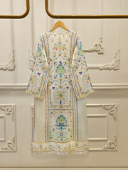 2 Piece - Pure Embroidered Charmeuse Silk Suit S112119