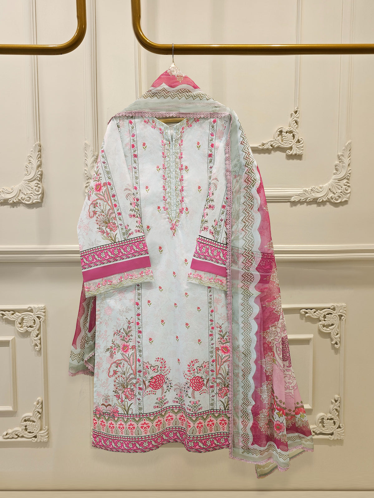 2 Piece - Digital Printed Lawn Suit S112179