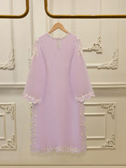 3 Piece - Pure Chiffon Embroidered Suit S112195