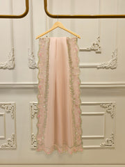 3 Piece- Pure Khadi Silk Embroidered Suit S112219