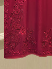 2 Piece - Pure Embroidered Cotton Net Suit S112285